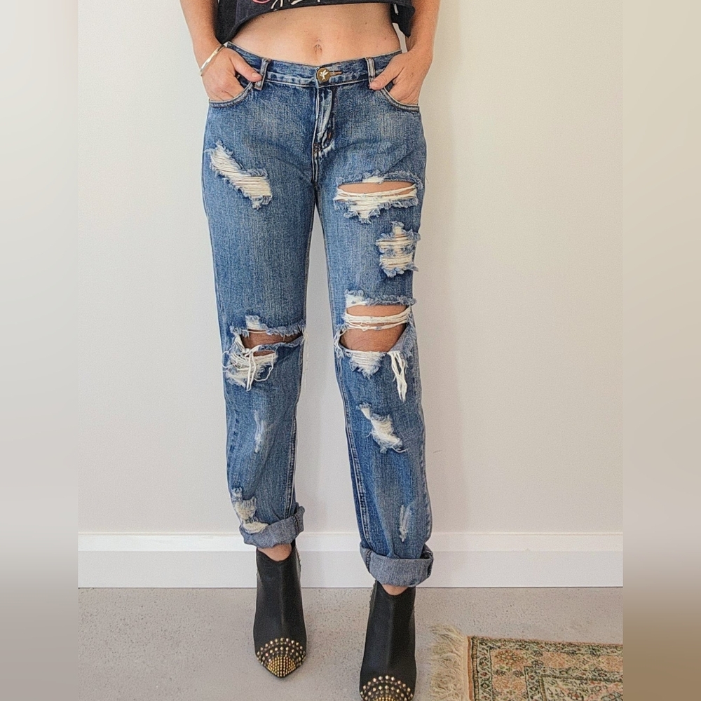 ONE TEASPOON Awesome Baggies Jeans Size 25
